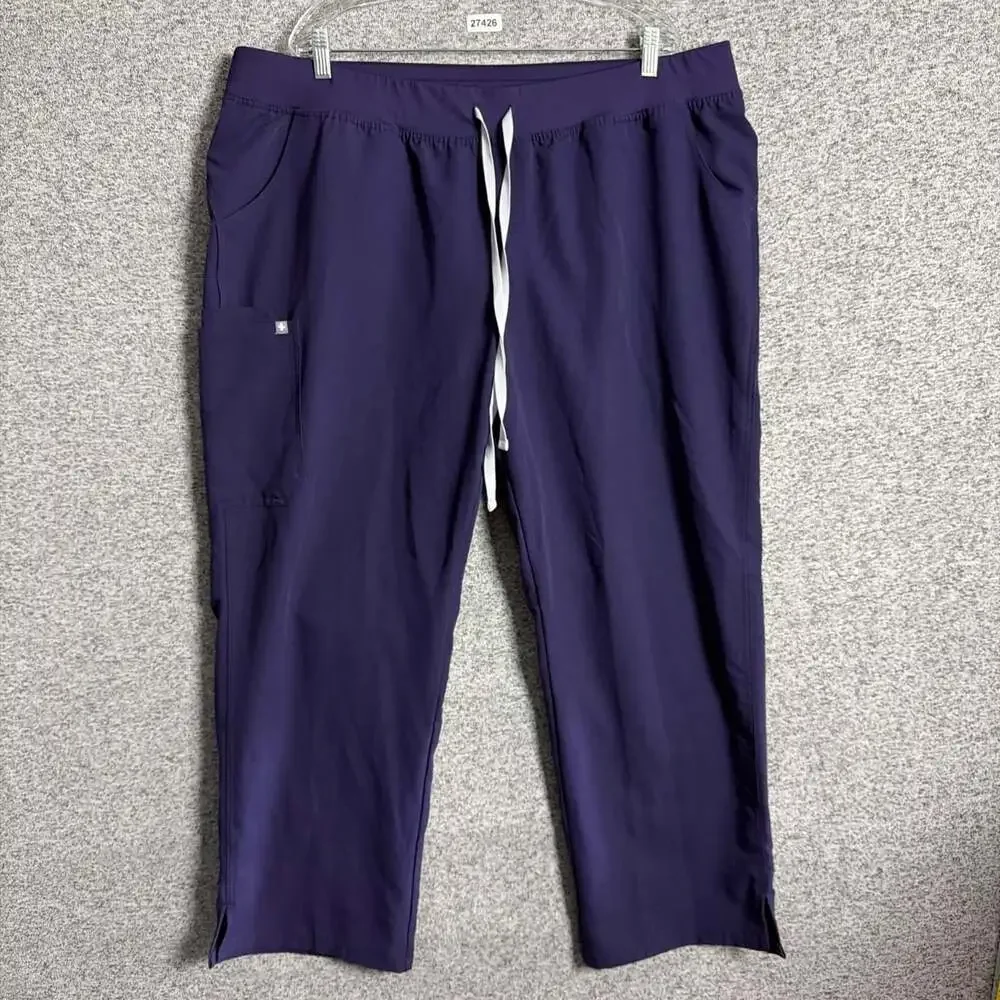 Figs Women’s Size 4XL #4209 Purple Kade Straight Leg Scrub Pants
